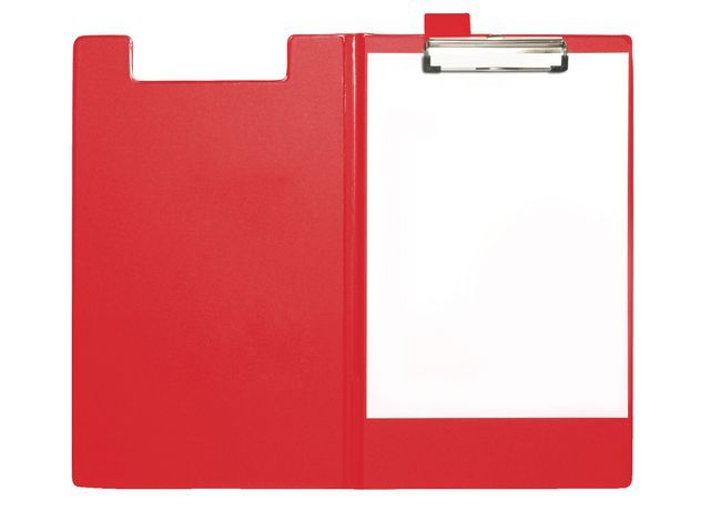 OUR CHOICE Klembord met pennenlus Folio, rood