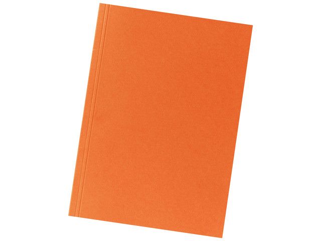 OUR CHOICE Onbedrukte vouwmap A4, 250 g/m, oranje (verpakking 100 stuks)