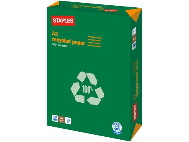 Our Choice Recycled papier A3, 80 g/mu00b2 (krimp 5 x 500 vel)