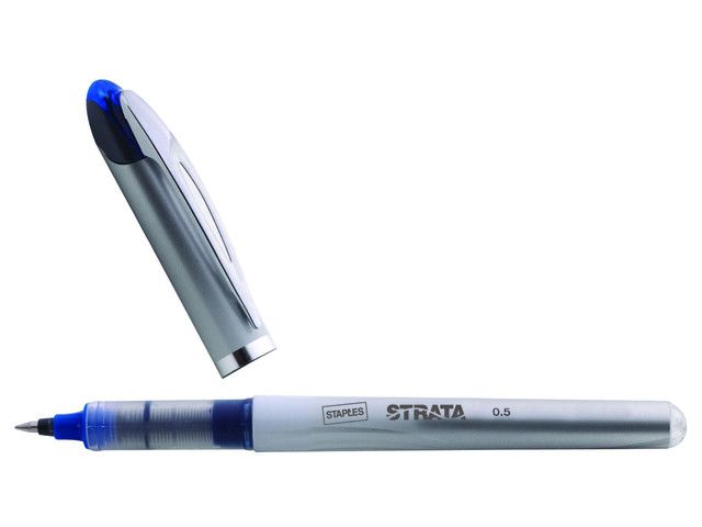 Our Choice Rolschrijver Strata 0,5 mm, blauw (pak 12 stuks)