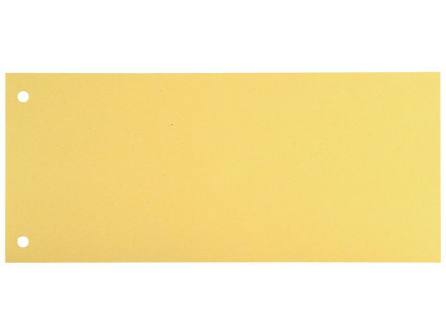 OUR CHOICE Scheidingsstrook 105 x 240 mm, geel (etui 100 stuks)