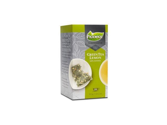 Pickwick Thee Green Tea Lemon Tea Master (doos 3 x 25 stuks)