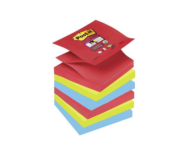 Post-itu00ae Post-it Super Sticky Z-Notes Bora Bora R330-6SS-JP - notities (package 6 pads)