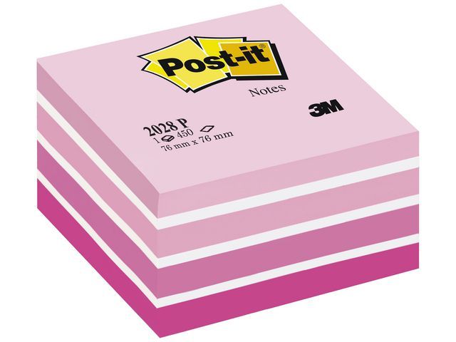 Notitieblok Post-It 76x76 pastel rz/450v
