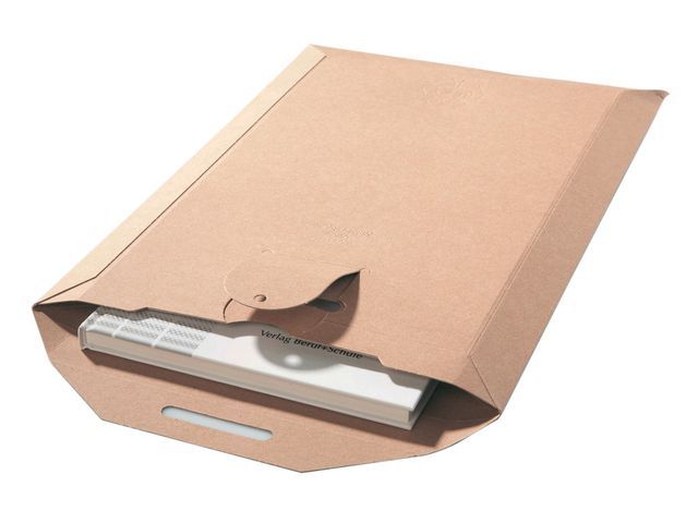 Pressel Kartonnen envelop met steeksluiting, 345x245mm (pak 100 stuks)