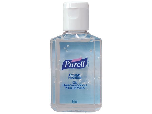 Purellu00ae Desinfecterende handgel Dispenserflacon 60 ml (doos 4 x 6 flessen)
