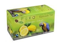 PURO Fairtrade Theezakjes, Citroen (doos 6 x 25 stuks)