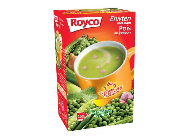 Minute soup Royco Erwt Ham 200ml/25
