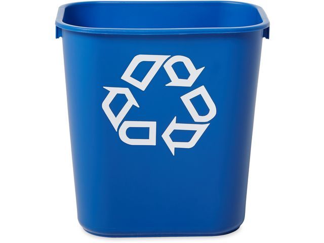 Afvalbak Recycle 12,9L blauw