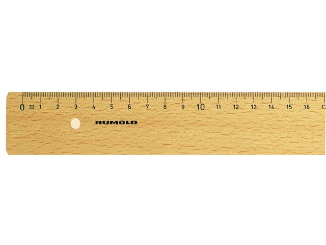Liniaal Rumold 400 mm hout