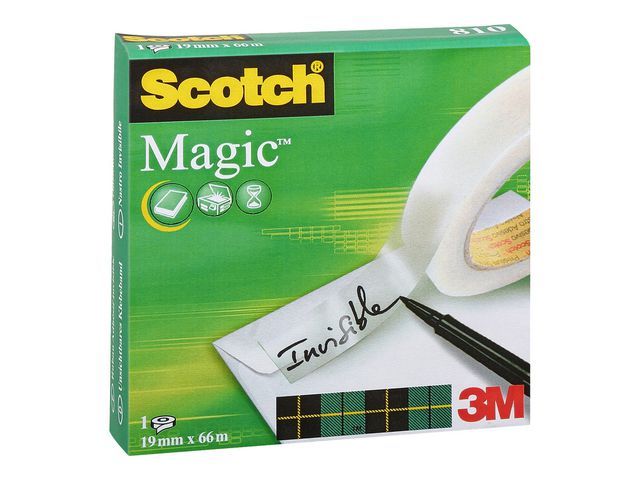 Plakband magic Scotch 810 19mmx66m