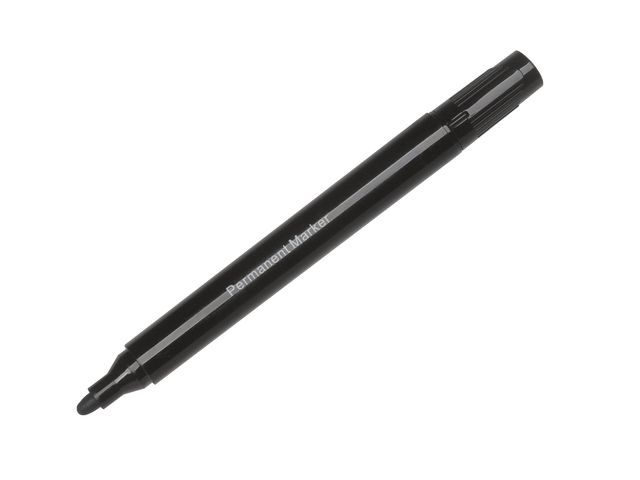 Simply Permanent marker 1,5 - 3 mm, zwart (pak 10 stuks)