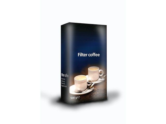 Koffie snelfiltermaling/pk 6x500gr