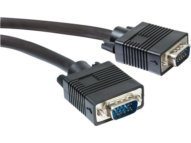 Staples VGA-kabel mannelijk-mannelijk, 1,8 m, zwart