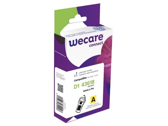 Tape Wecare D1 43618 6mm zw/gl