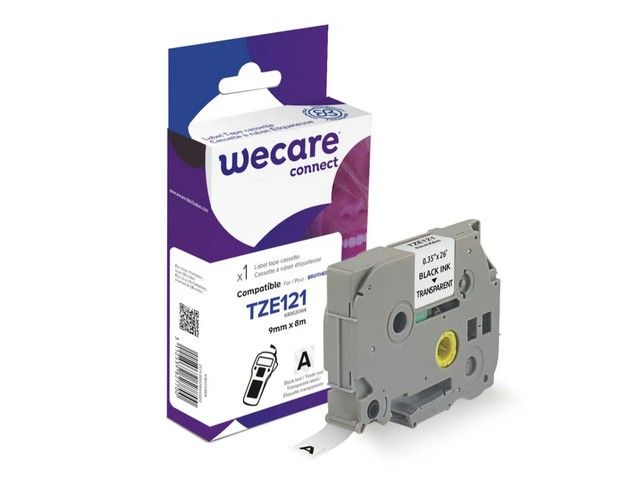 Tape Wecare TZE121 9mm zw/tr