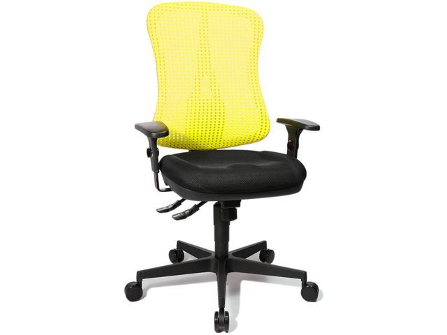Bureaustoel headpoint sy zwart/geel