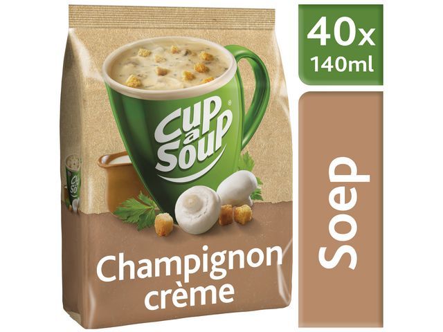 Soep Cup-a-soup Champigncr 40prt/pk 576g